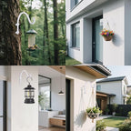 4 Pack 12Inch Plant Hanger, Sturdy Hanging Plant Bracket Hooks Outdoor - Image 6