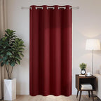 Joydeco Blackout Patio Sliding Door Curtains 72 Inches Long, Grommet Privacy by JOYDECO