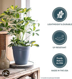 The HC Companies Eclipse Round Planter - Image 3