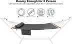 2 Person Hammocks for Outside, Double Quilted Fabric Outdoor Hammock - Image 7