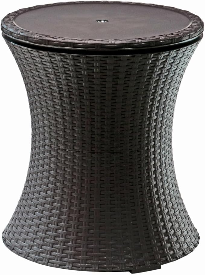 Keter Pacific Cool Bar Outdoor Patio Furniture and Hot Tub Side Table - Image 13