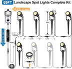 ALOVECO Low Voltage Landscape Lights, 6 Pack LED Spot Lights Outdoor - Image 7