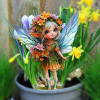 Fairy Garden Stake Decor, Acrylic 2D Garden Fairy Decoration, Fairy Garden - Image 4