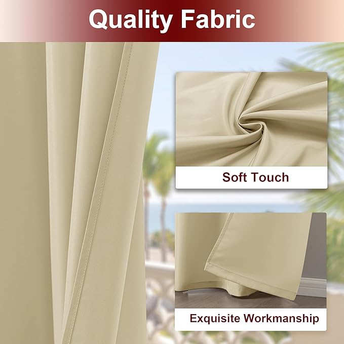 HolidayIdeas Grommet Outdoor Curtains - Image 4