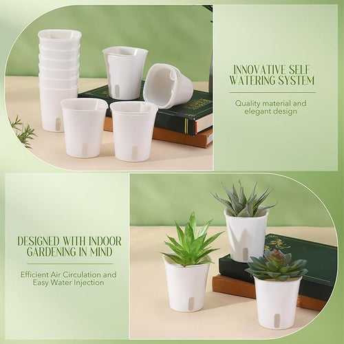 30 Pcs 3 Inch Self Watering Pots Self Watering Planters - Image 2