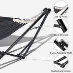 2-in-1 Hammock & Swing Chair for Teens – Adjustable Folding Chair - Image 4