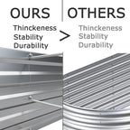 8x4x1ft Galvanized Raised Garden Bed, Outdoor Planter Box Metal Patio Kit - Image 3