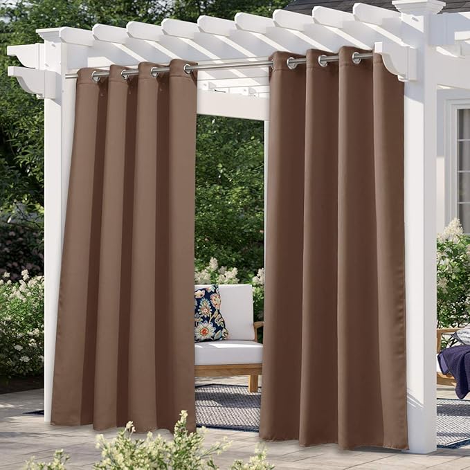 NICETOWN Bedroom Curtain 84 inches Long, Thermal Insulated Light Blocking by NICETOWN