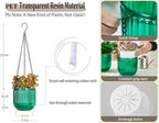 Melphoe 2 Pack Self Watering Hanging Planters Indoor Flower Pots, 5.3 Inch - Image 5