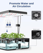 iDOO Hydroponics Growing System Kit 12Pods, Indoor Herb Garden System, - Image 7