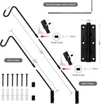 Juegoal Heavy Duty Deck Hook, 25 Inch or 36 Inch Wall Mounted Extended Reach - Image 2