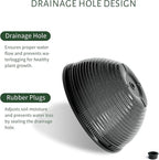 2 Pack Hanging Planters for Indoor Outdoor Plants, 10 Inch Hanging Planter - Image 3
