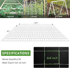Trellis Netting, CANAGROW Heavy-Duty Garden Plant Trellis Netting - Image 2