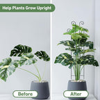 32.6in Tall Plant Trellis Indoor, Metal Garden Trellis - Image 3