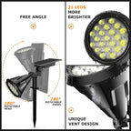 Solar Lights Outdoor, Ultra Bright 21 LEDs IP67 Waterproof Landscape Lighting - Image 7