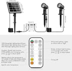 MEIHUA Solar Spotlights Outdoor 2 in 1, Solar Powered Landscape Spotlights - Image 7