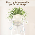 LASZOLA 3 Tier White Metal Plant Stand - Image 6