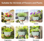 Hanging Planter for Indoor Plants, 10 Inch Self-Watering Hanging Planters - Image 5