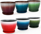 Worth Garden Plastic Round 8" Plant Pots by WORTH