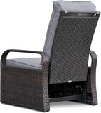 ATR ART TO REAL Outdoor Wicker Recliner Chair - Image 8