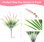 Artificial Faux Plants Outdoor Spring Decorations, Summer Fake Monkey Grass - Image 7