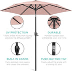 Best Choice Products 7.5ft Heavy-Duty Round Outdoor Market Table Patio Umbrella - Image 5