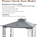SCOCANOPY Replacement Gazebo Canopy - Image 3