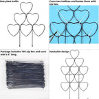 Garden Plant Trellis for Indoor Plants, Stackable Heavy Duty Metal Trellis - Image 5