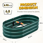 KING BIRD Raised Garden Bed Kit 2025 Upgraded 10-Minute Assembly Galvanized - Image 5