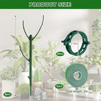 5pack Adjustable Plant Support Pole – Stackable Indoor/Outdoor Support Pole - Image 3