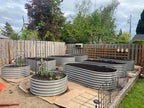 A ANLEOLIFE 4-Set 8X4X2 ft Galvanized Raised Garden Bed Kit, Oval Metal Deep - Image 7