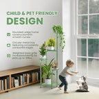 TOSKING 5 Tier Tall Plant Stand Indoor Outdoor, Heavy Duty Corner Shelf - Image 5