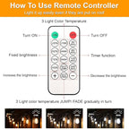 Mlambert 3 Color Outdoor LED Dimmable String Lights - Image 7