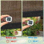 EMERIT 90% Shade Cloth Sun Shade Fabric Privacy Screen Shade Cover - Image 4