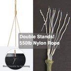 12 Inch 2 Pack Large Hanging Planters - Image 6