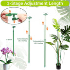 Extendable Plant Stakes, Adjustable Length from 17.9IN to 42.3IN Monstera - Image 4