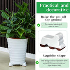 Kigeli 6 Pcs Resin Garden Pot Feet - Image 4