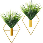 2 Pieces Gold Wall Decor Hanging Planters - Image 9
