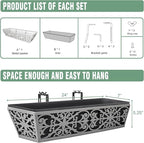 6 Pack 24 Inch Window Boxes Planter - Image 7