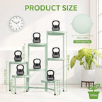 iDavosic.ly 7 Tier Large Plant Stand Indoor, 10 Inch Wide Tall Corner Metal - Image 4