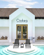 Outdoor Chaise Lounge Chair Set of 2, Patio Lounge Chairs - Image 2