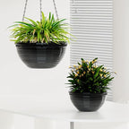 2 Pack Hanging Planters for Indoor Outdoor Plants, 10 Inch Hanging Planter - Image 6