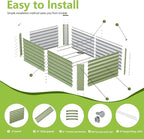 6x3x2FT Galvanized Raised Garden Bed, Galvanized Planter Boxes Outdoor - Image 3