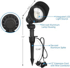 DEWENWILS LED Low Voltage Landscape Lights, 14W 540LM 3000K 12V Aluminum - Image 7