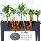 Piksedo Raised Garden Bed, Elevated Planter Metal Plant Box - Image 3