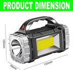 SUYOOULIN Solar Rechargeable LED Soptlight Flashlight, Super Bright 7000LM - Image 8
