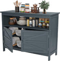 HIPS All-Weather Outdoor Storage Cabinet, Outdoor Sideboard by CONGFUTT