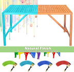 Tangkula 55" Acacia Wood Outdoor Dining Table - Image 6