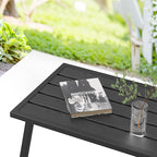 C-Hopetree Small Metal Outdoor Coffee Side Table - Image 6