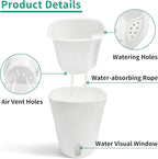 TCBWFY 5 Inch Self Watering Pots - Image 2